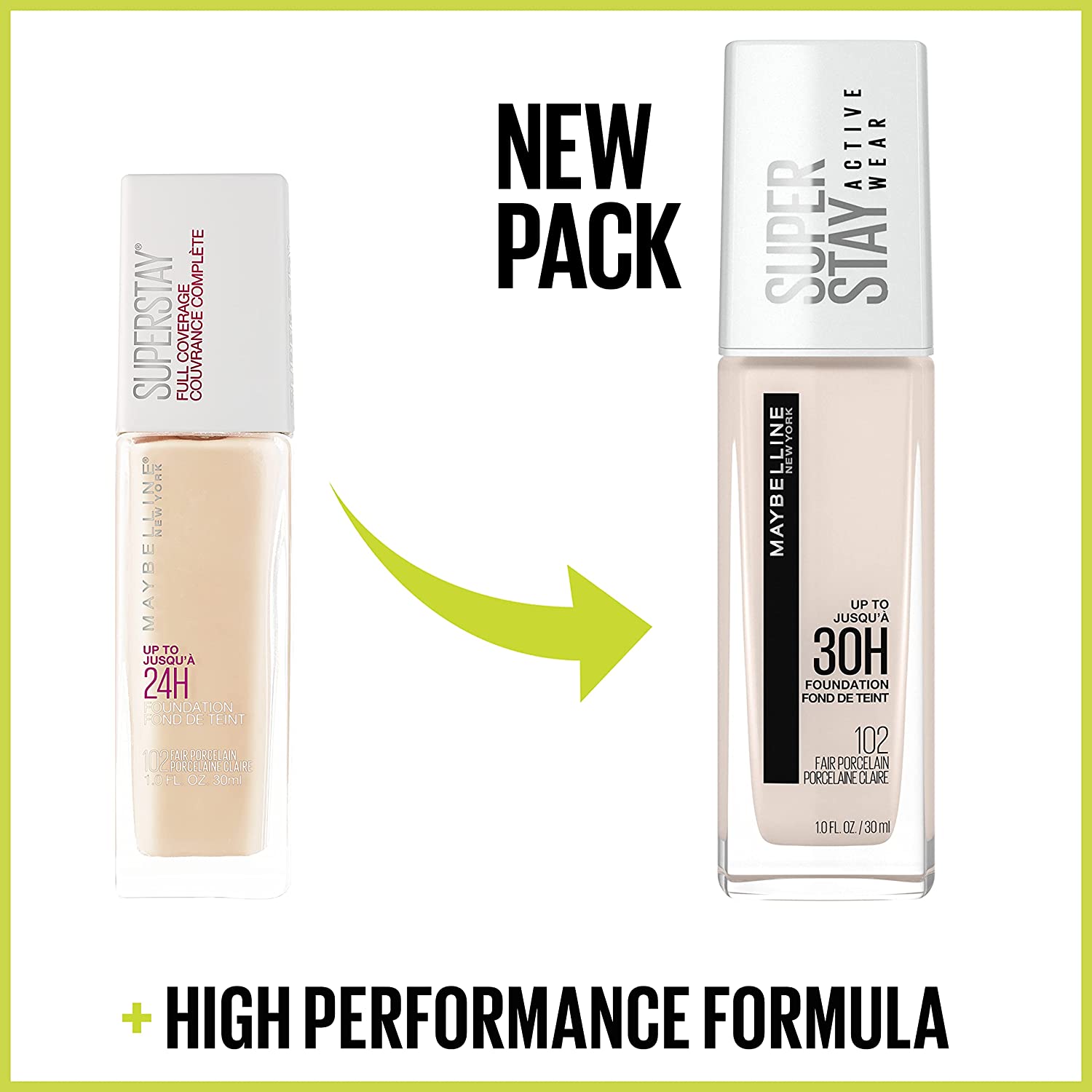 Maybelline Super Stay Full Coverage Liquid Foundation Active Wear Makeup, Up to 30Hr Wear, Transfer, Sweat & Water Resistant, Matte Finish, Medium Beige, 1 Count - Image 6
